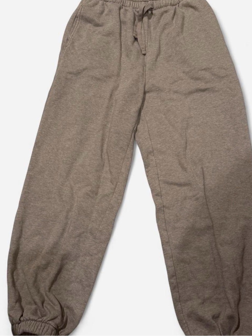 American Eagle Outfitters Women's Drawstring Joggers - Taupe Brown